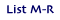 List M-R